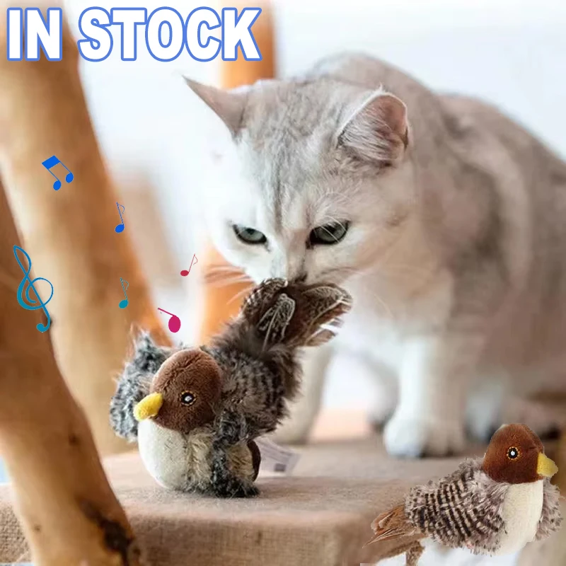 Sound Bird Toy Cat Feather Toys Cat Feather Toys Interactive Cat Toy With Sounds And Flapping Movements For Indoor Cats Kitty