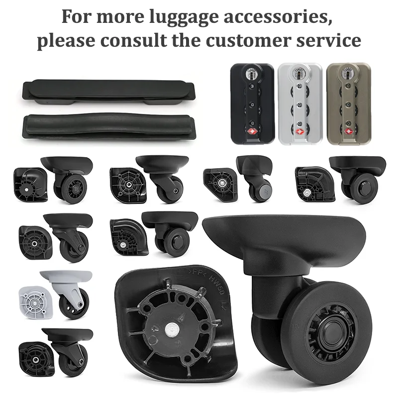 For LOJEL 1571 Universal Wheel Replacement Suitcase Smooth Silent Shock Absorbing Durable Wheel Accessories Caster Wheels