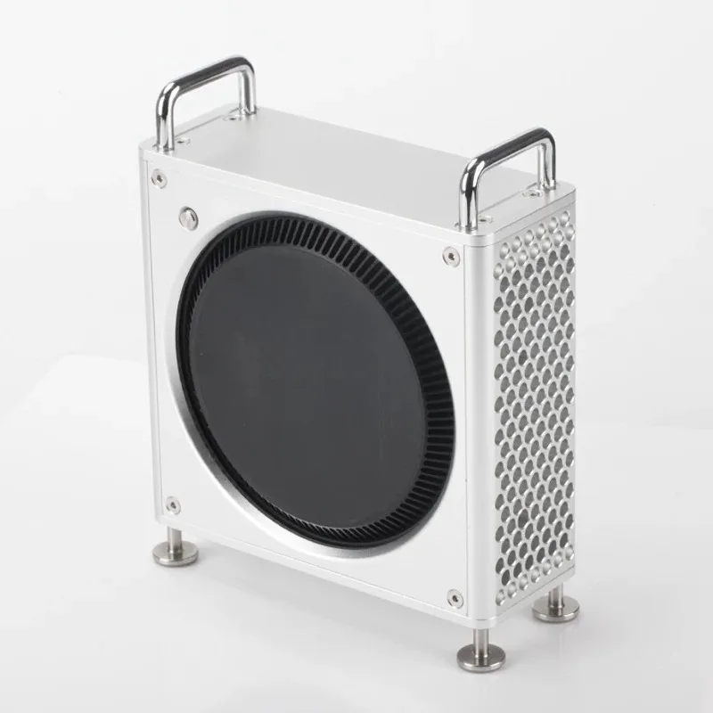Aluminum Alloy Protective Case for Mac Mini M4 M4 Pro with Heat Dissipation Stand