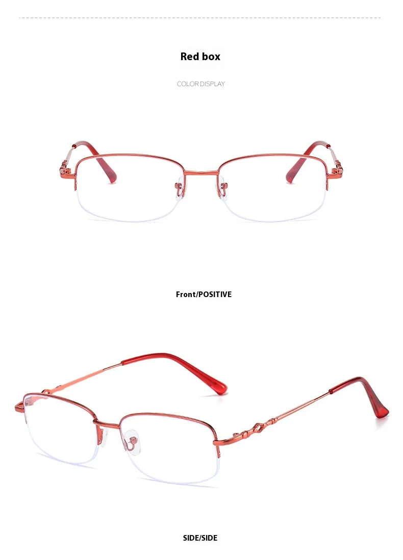 Modische ultraleichte Anti-Blaulicht-Presbyopie-Brille für Menschen mittleren Alters und ältere Menschen, hochauflösende Lesebrille – Detail 10