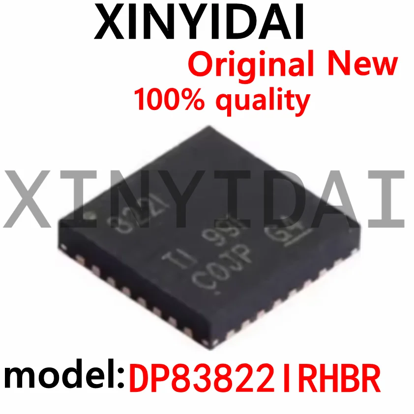 

1PCS New original DP83822IRHBR silk screen 822I packaging QFN-32 Ethernet transceiver IC chip