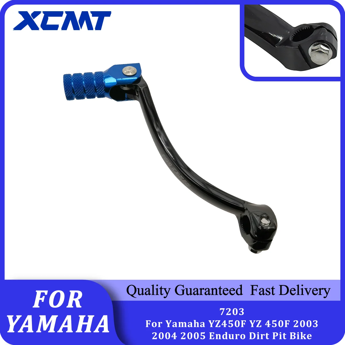 

Motorcycle CNC machined foldable Shift Gear Lever For Yamaha YZ450F YZ 450F 2003 2004 2005 Enduro Dirt Pit Bike palanca cambio