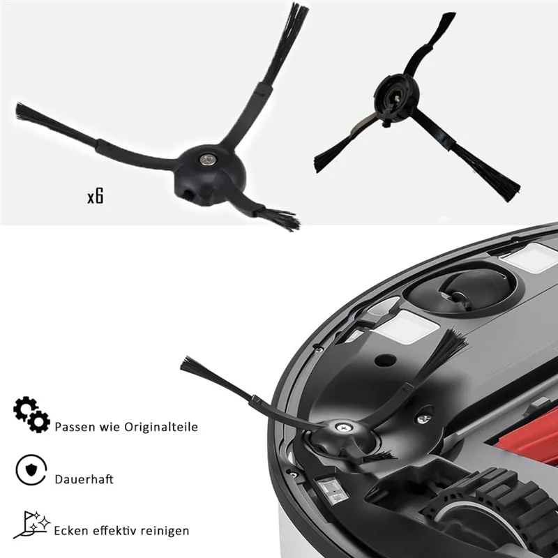 Juego de accesorios para aspiradora Roborock S8 Pro Ultra, 1 sistema de cepillo doble, modelo de cepillos principales