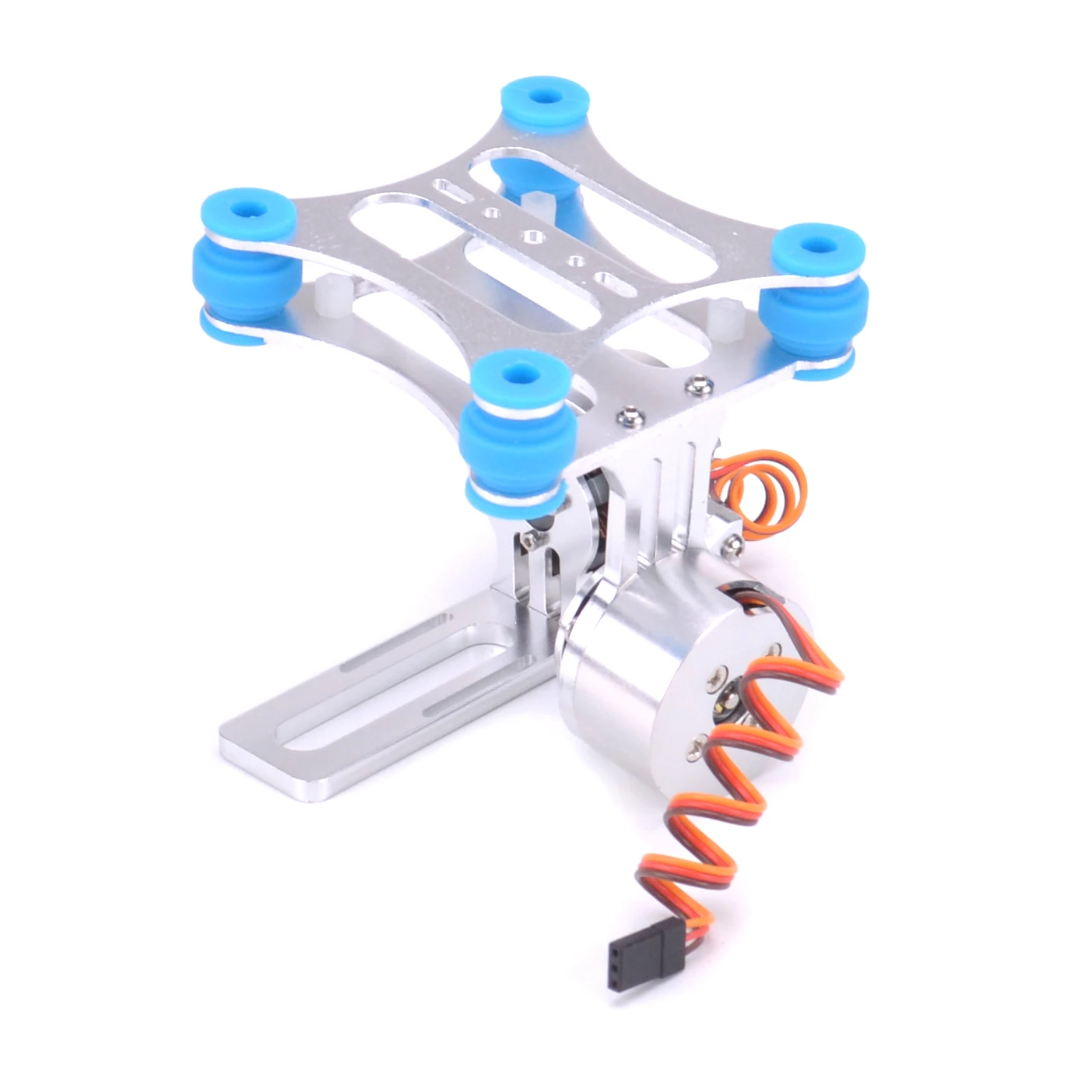 1PCS Shock Absorbing CNC Metal Brushless Camera Gimbal Frame & 2PCS 2208 80KV Motor for Gopro 2 3 Xiaomi Xiaoyi Camera