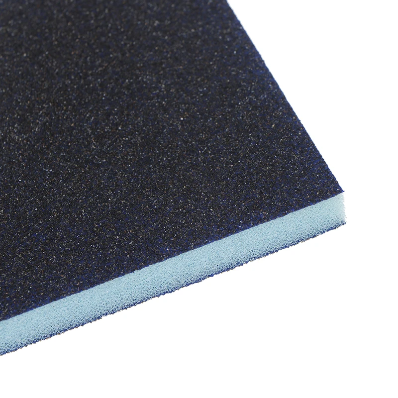 Almohadilla de bloque de esponja de lijado de pulido, papel de lija surtido, herramienta abrasiva de 120x100x12mm, Color aleatorio, 2 piezas, 120-1000grit, envío directo