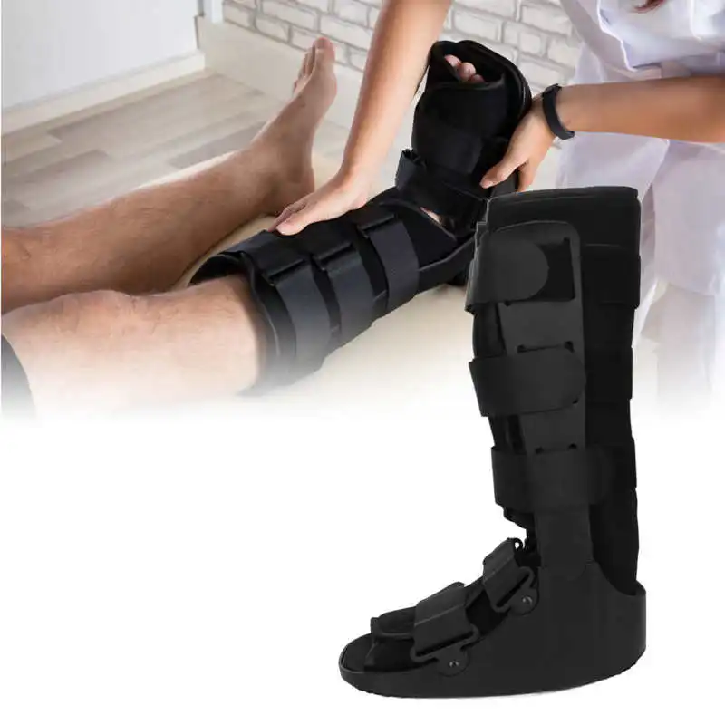 Walking Boot Leg Brace for Broken Foot Sprained Ankle Support Plantar Fasciitis Fractures Tendon Injury Orthopedic Protection