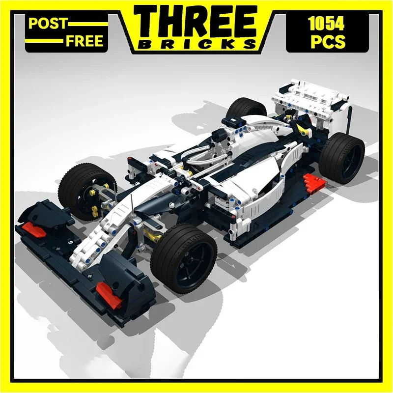 Car Series Moc Building Blocks Classic Formula 1 Car Model Technology Bricks Legendary Sportscar DIY Toys For Kids Children II