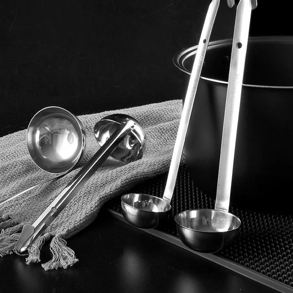 Cucharas y cucharas pequeñas de acero inoxidable, aptas para todas las ocasiones, cucharón de sopa seguro y fácil de limpiar, tipo 3