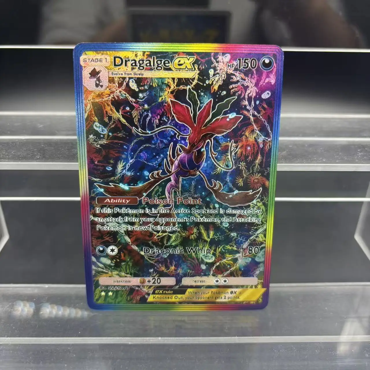 8개/세트 DIY 영어 PTCG 포켓 EX 졸테온 래피다쉬 앱솔 리리간트 플래시 카드 애니메이션 컬렉션 카드 장난감