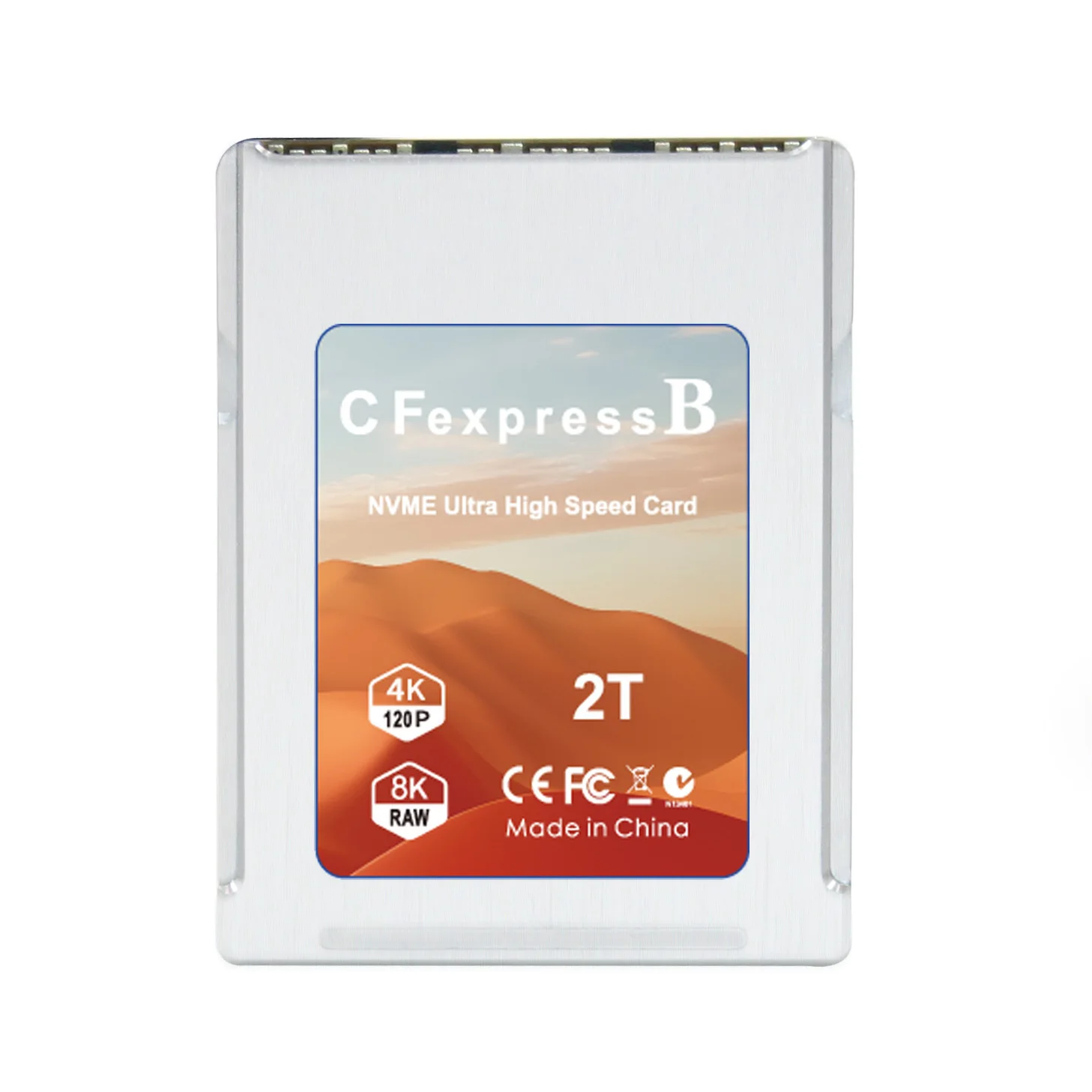 NVME to CFExpress Adapter M2 M-Key to CF Express Type B Expansion Card M2 to CFE B Riser Support PCIE4.0 2230 SSD for Camera
