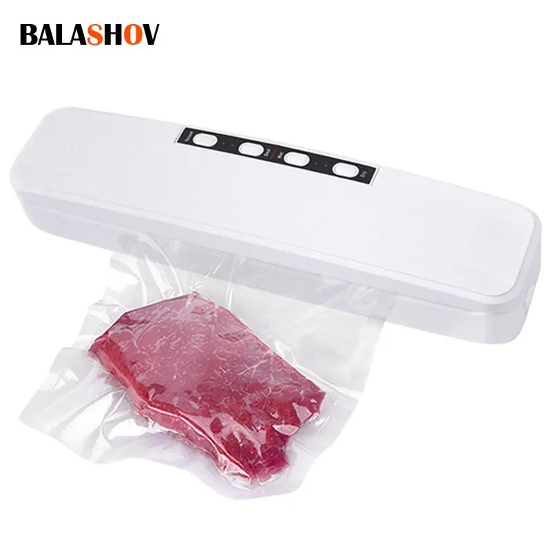 Beste Essen Elektrische Vakuum Versiegelung Maschine Automatische Lebensmittel Vakuum mit 10 stücke Lebensmittel Schoner Taschen Haushalt Verpackung Maschine EU Stecker