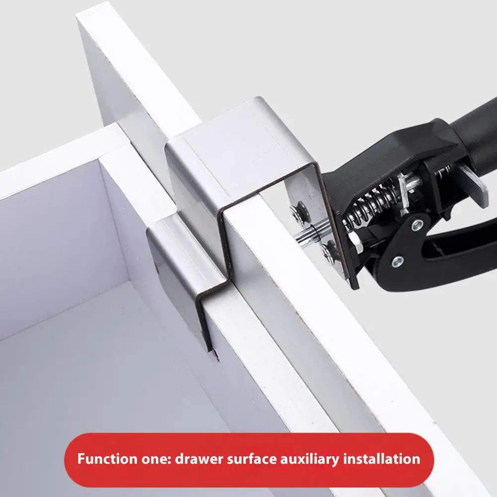 

Быстроустанавливающее крепление для ящика Эргономичная ручка Передние монтажные зажимы для ящика для фиксации Регулируемые зажимы для быстрого крепления