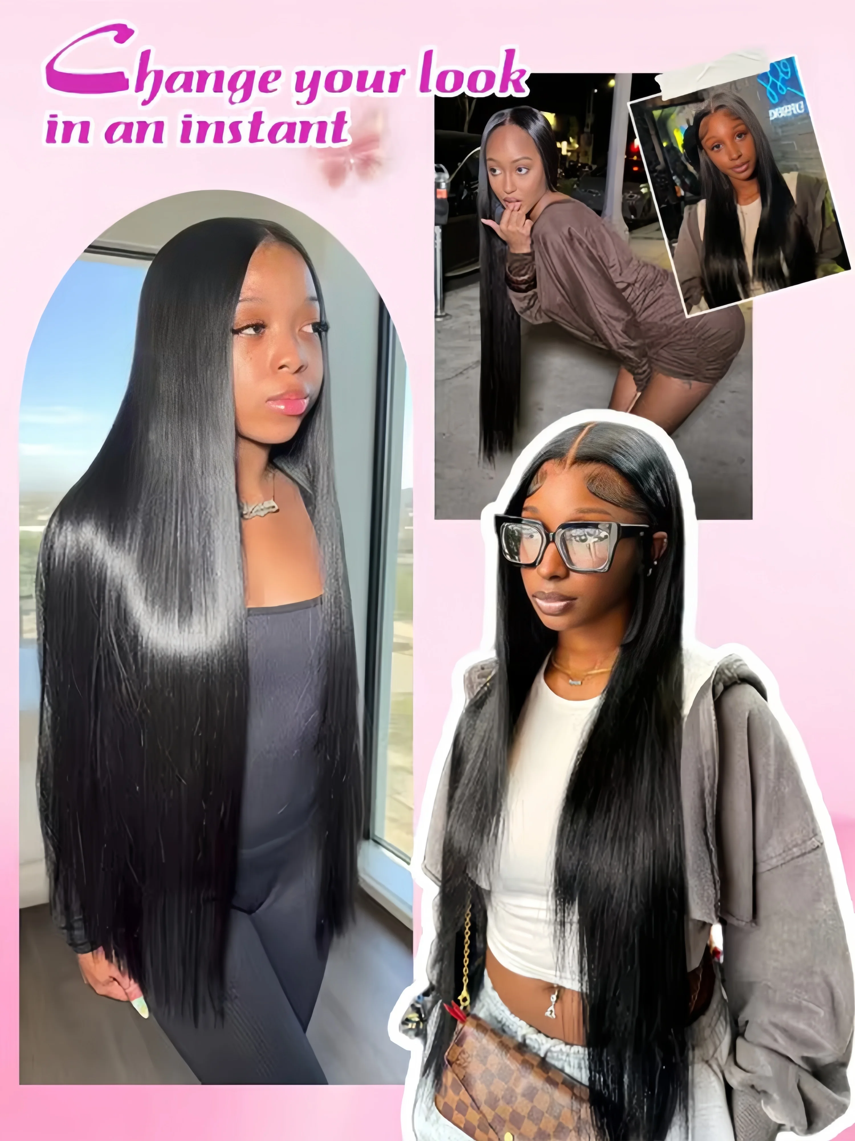 15A Straight 100% Human Hair Bundles Deal Brazilian 30 40 Inch Human Hair 3 4Bundles Raw Hair Extensions Natural Color For Women