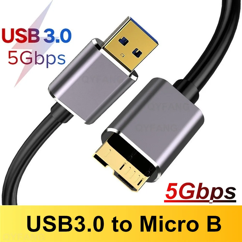 

YP Hard Drive External Cable USB Micro B Cable HDD Cable Micro Data Cable SSD Sata Cable