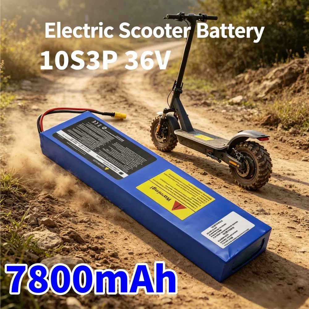 

18650 Lithium-Ion Battery with Built-in BMS for KUGOO S1 S2 S3 Electric Scooters Rechargeable 10S3P