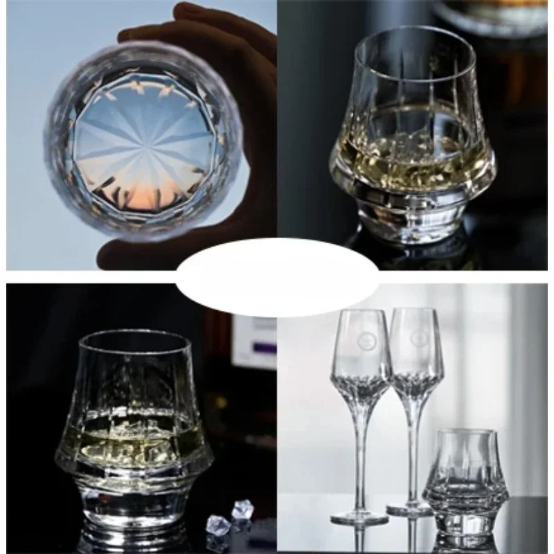 Crystal Glass Whiskey Smell Cup Premium Wine Glass for Enhanced Flavor Experience