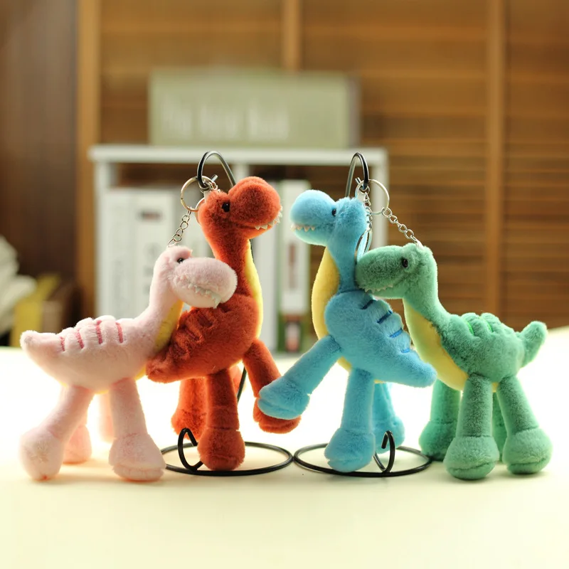 New online celebrity cute  little dinosaur pendant plush toy doll cool Tyrannosaurus Rex bag pendant Keychain decorate doll gift