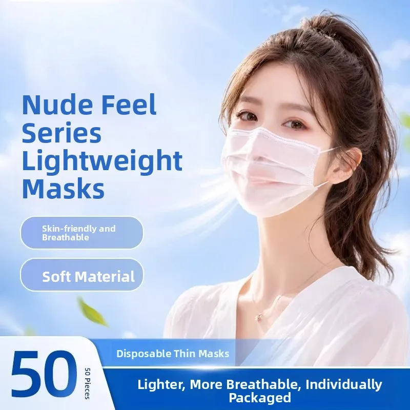 

Disposable Ultra-Thin Breathable Black White Masks for Catering Street Vendors Summer Anti-Splash Special Use Face Masks