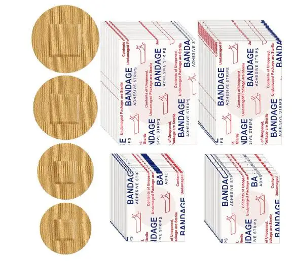 

80PCS Round Bandages Breathable Elastic Cloth Flexible Fingertip Joints Small Circle Thumb Wrap Portable Outdoor