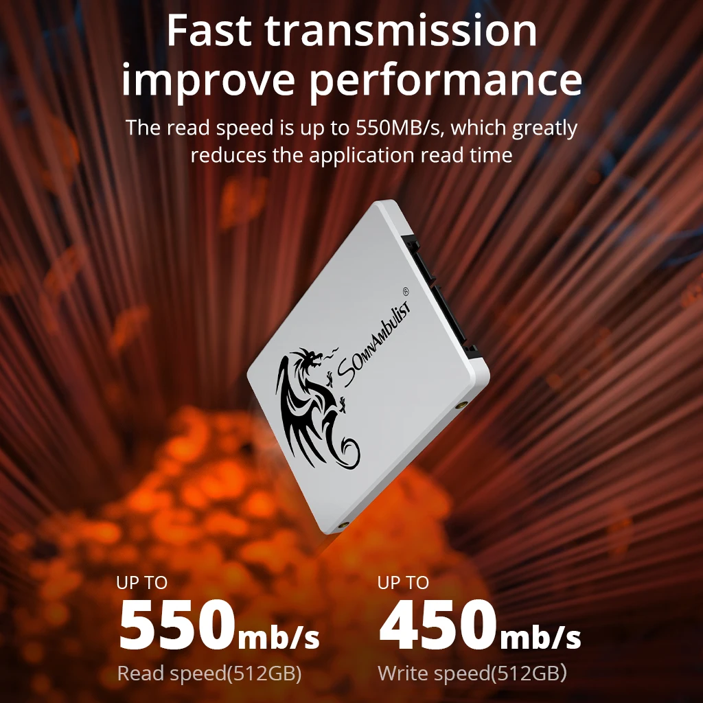 SomnAmbulist SSD 2.5 64GB 128GB 256GB 512GB 1TB for Laptop Desktop Solid State Drive Sata3 120GB 240GB 480GB 960GB 2T image_3