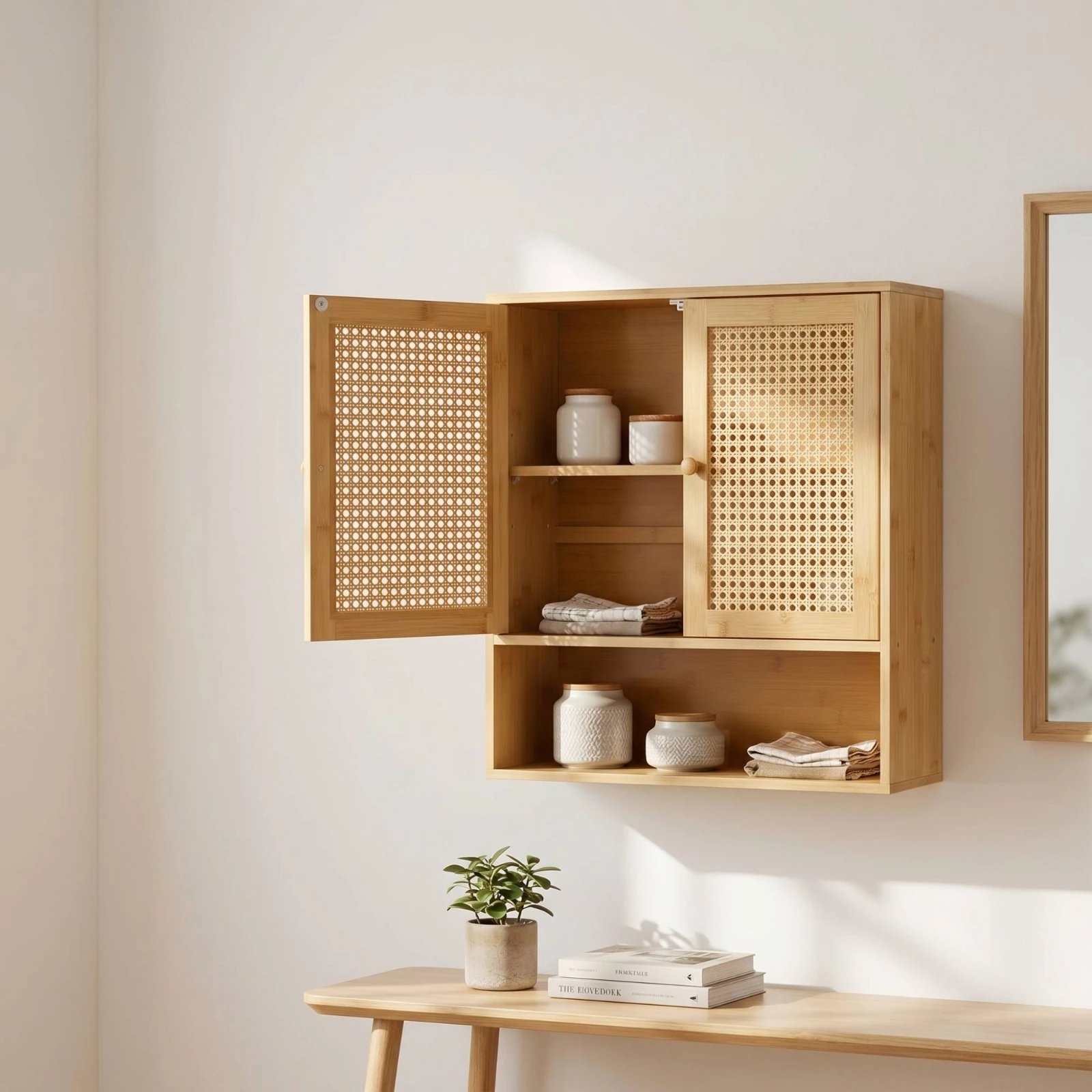 Armoire en bois avec portes en - Room Divider Bamboo avis et prix