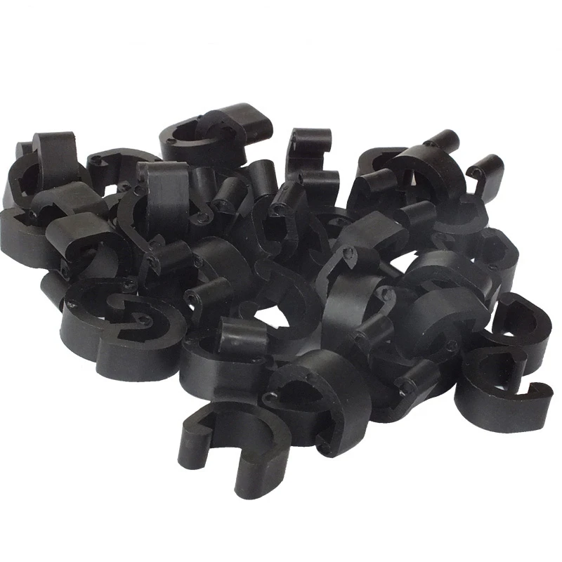 

500 pcs U-Clips Bicycle Brake Housing tube Clasps Cable Pipe Transmission Lines Fixation Snap Clips Bike Part