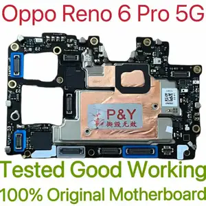 Bilashmart Global Version Original Unlocked Motherboard Oppo Reno 6 Pro 5G Tested Circuit Plate Main Logic Board Oppo Reno 6 Pro 5G