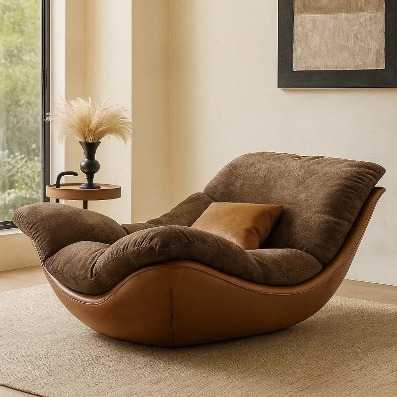 - Egg Italian Living Room Chairs Single Pliable Aesthetic Leisure Living Room Chairs Unique Back Support Sillas Furniture Home