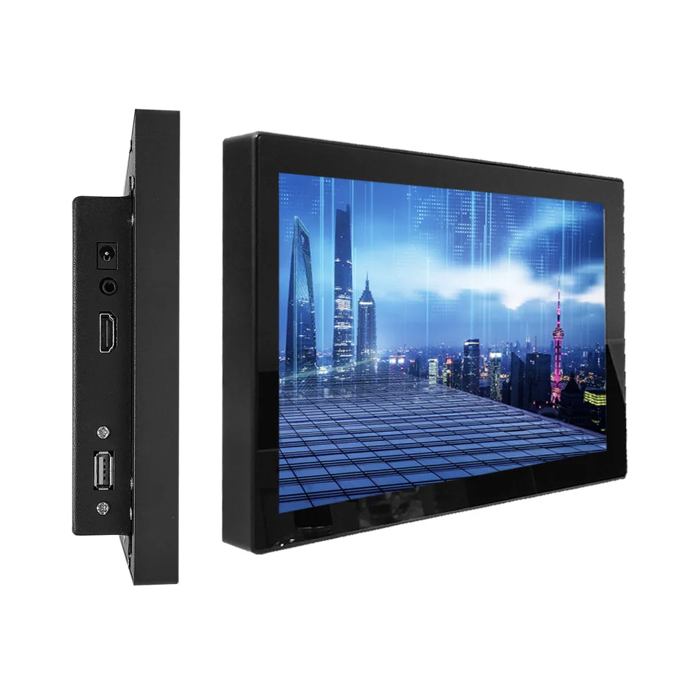 

ZJZ Настройка 12-дюймовый промышленный HDMI-дисплей Емкостный сенсорный экран Usb ЖК-дисплей Емкостный сенсорный экран Встроенный монитор