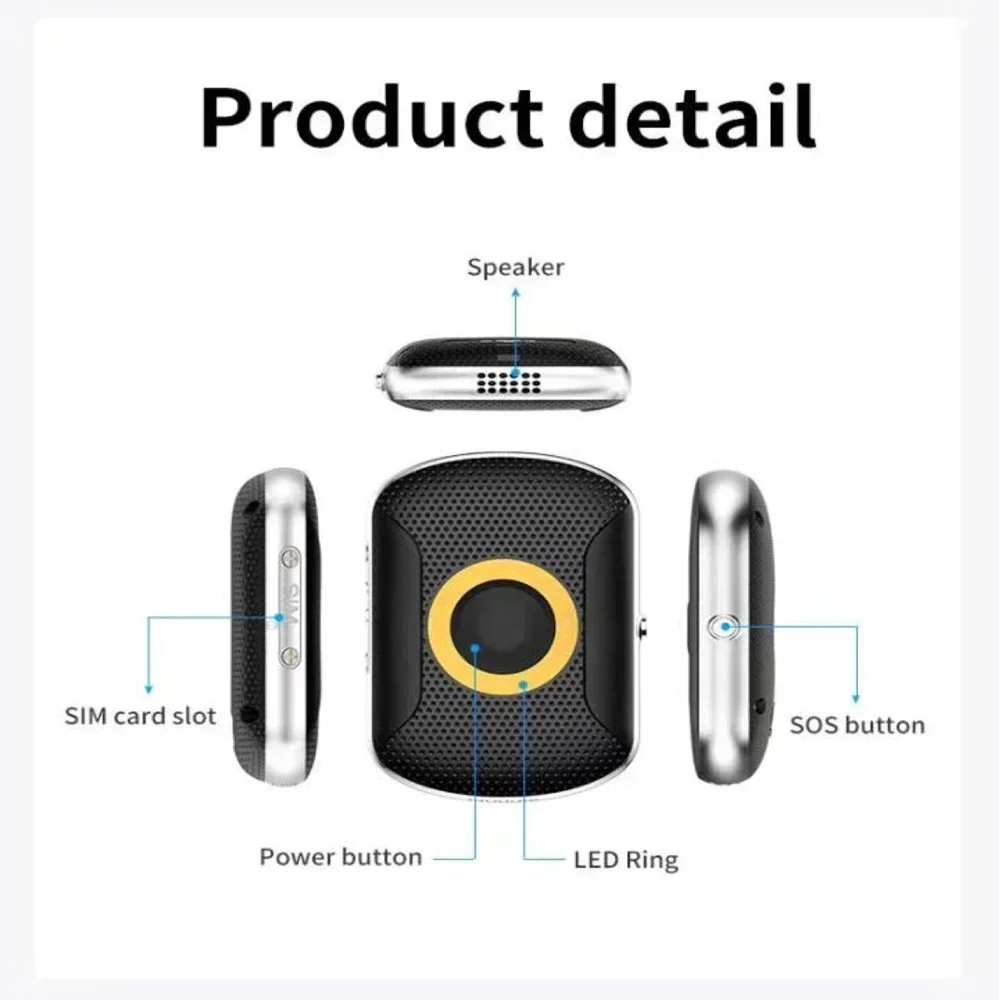 4G GPS Tracker Waterproof Pet GPS Tracker Dog Tracking Collar Mini Cat Anti-Lost Alarm Locator Key Finder SOS Smart Kids Locator view 6
