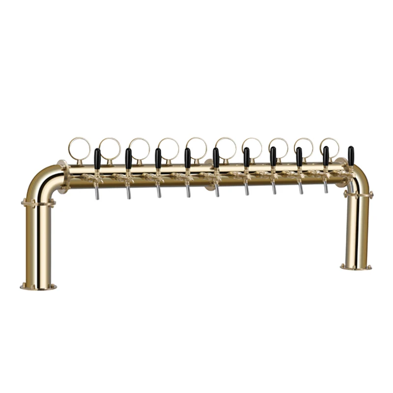 

Sustainable Metal Draft Beer Tower 10 Taps Stainless Steel for Bar Dispenser Light Bar Accessories