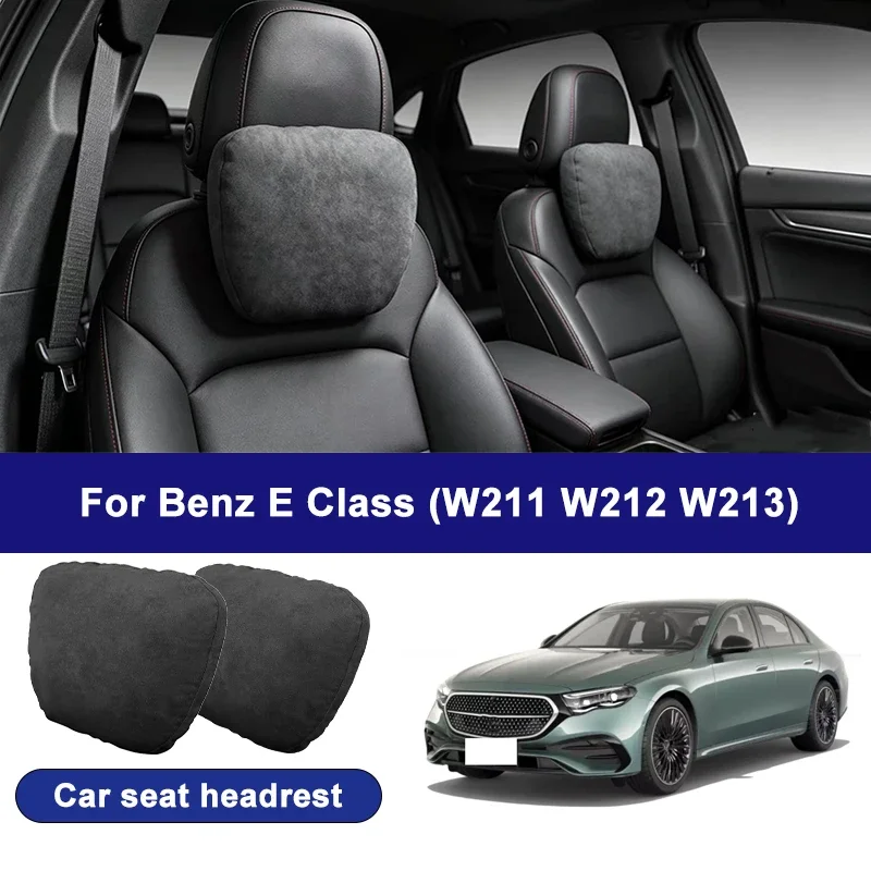 

For Benz E Class W211 W212 W213 car headrests,soft universal adjustable car seat pillows,car neck pillow cushions,car accessory