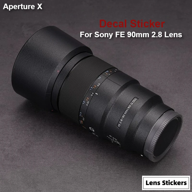 

For Sony FE 90 F2.8 90mm 2.8 Macro G OSS Lens Sticker Anti-Scratch Coat Wrap Protective Film Body Protector Decal Skin SEL90M28G