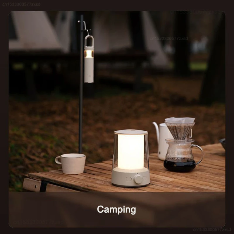 Xiaomi Mijia Split Camping Light Flashlight Ambient Light Camping Light Smart Stepless Dimming Outdoors Lighting Lamp Flashlight