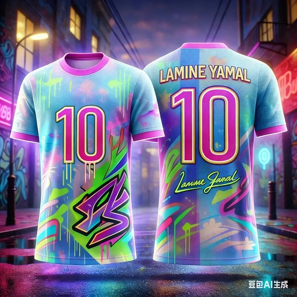 NEW LAMINE YAMAL COMMEMORATIVE SPORTS T-SHIRT 3D PRINTED QUICK-DRYING AND BREATHABLE PERFECT FOR FOOTBALL FANS SUMMER CASUAL TOP