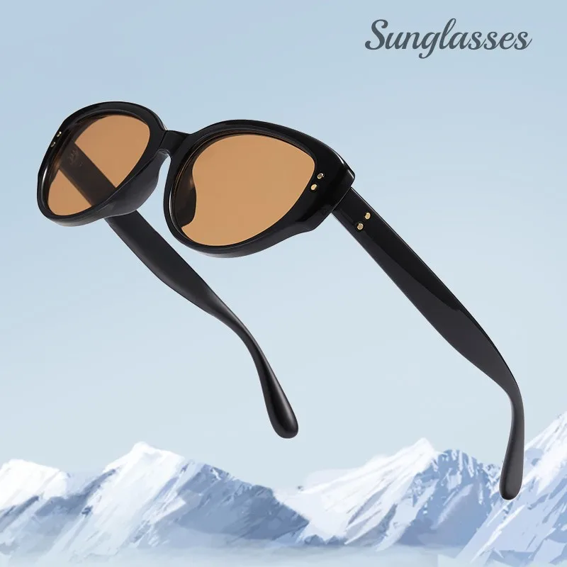 

Outdoor Fashion Sunglasses Cat Eye Frame UV400 Shades Vintage Summer Sun Glasses Eyewear Sun Protection Eyeglasses Oculos De Sol