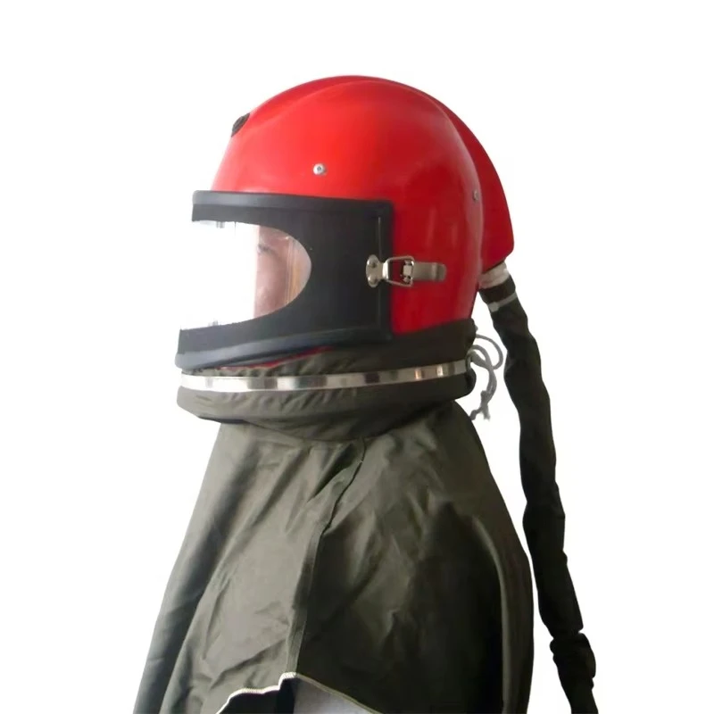 خوذة السفع الرملي الواقية المتينة بالجملة خوذة السفع الرملي عالية الجودة #5