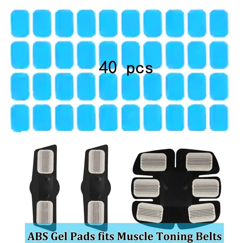 

20pcs/40pcs EMS Hydrogel Pads for ABS Trainer Abdominal Gel Stickers Fitness Neck Massager Trainer Hip Exerciser Replace Pads