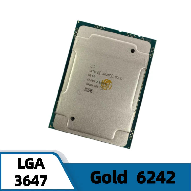 Xeon Gold 6242 CPU 2.8GHz 16코어 32스레드 22MB 150W 프로세서 LGA3647 C621 서버 마더보드용