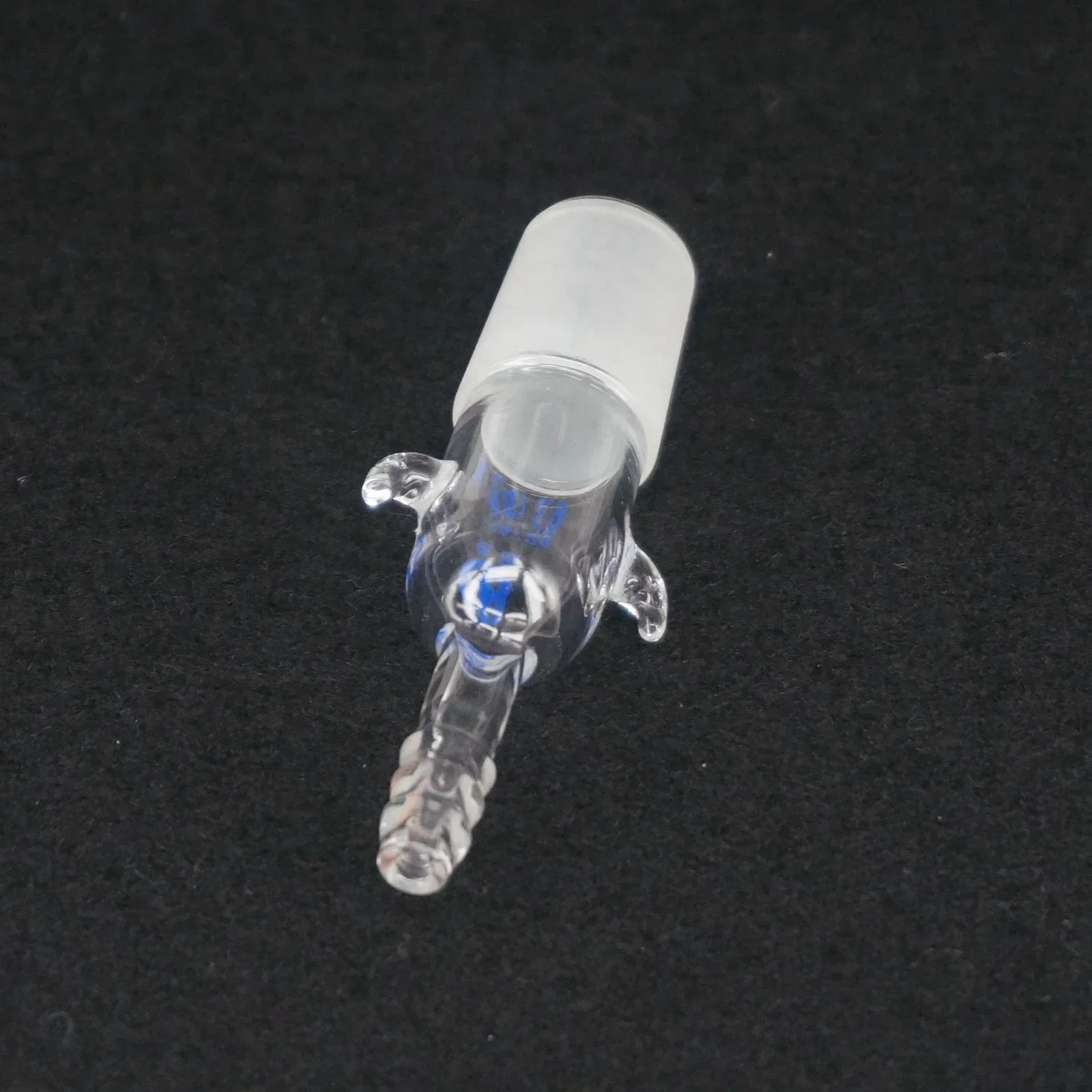 24/29 Joint 9mm Hose Connection Laboratory Glass Straight Vacuum Inert Gas Adapter