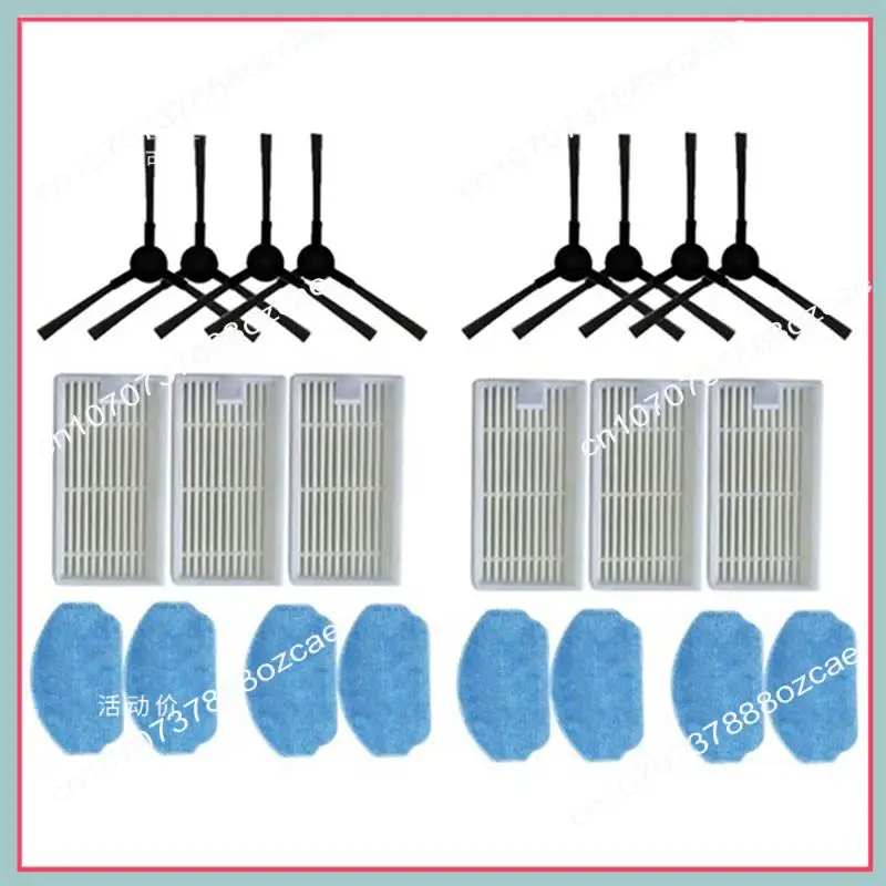 

A26P Accessories For Midea VCR04W Robot Vacuum Cleaner Replacement Parts Washable Side Brush Hepa Filter Mop Cloth