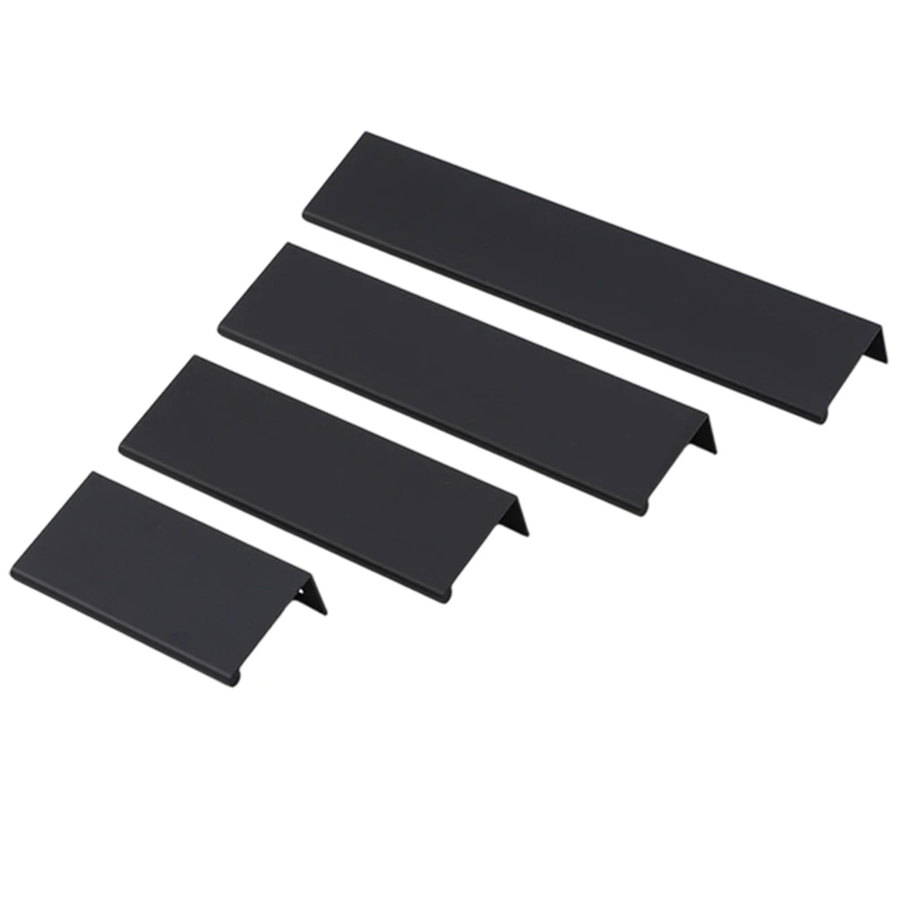 Golden Edge-Mount Seam Pull for Cabinet Doors Drawers and Dresser Edges Providing Smooth Grip and Recessed Profile for Safety