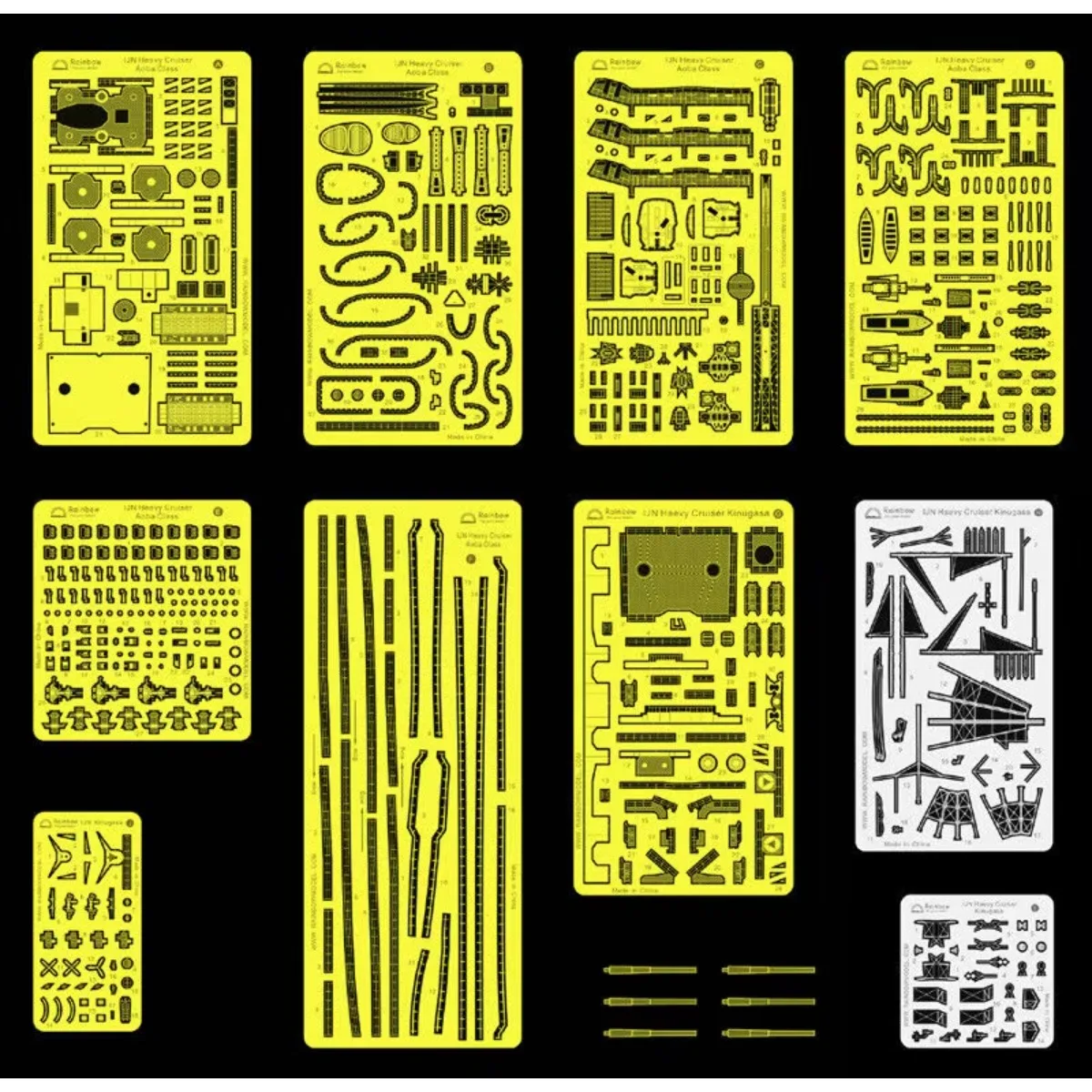 

Rainbow The Etching Part PE 1/700 IJN HAEVY CRUISER Kinugasa (1941) RB7050
