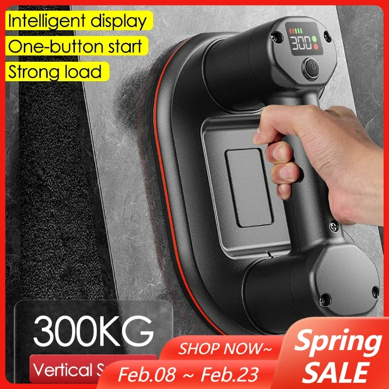 

Интеллектуальный дисплей, электрическая вакуумная присоска промышленного класса, нагрузка 300 кг, гранитная плитка, стекло, вакуумный подъемник, аккумулятор 4000 мАч