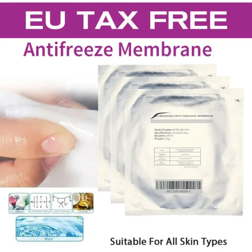 

Anti Freeze Membrane 110G For Cryo Machine Protect The Skin Cold Lipolysis Weight Loss Cryo Therapy Device