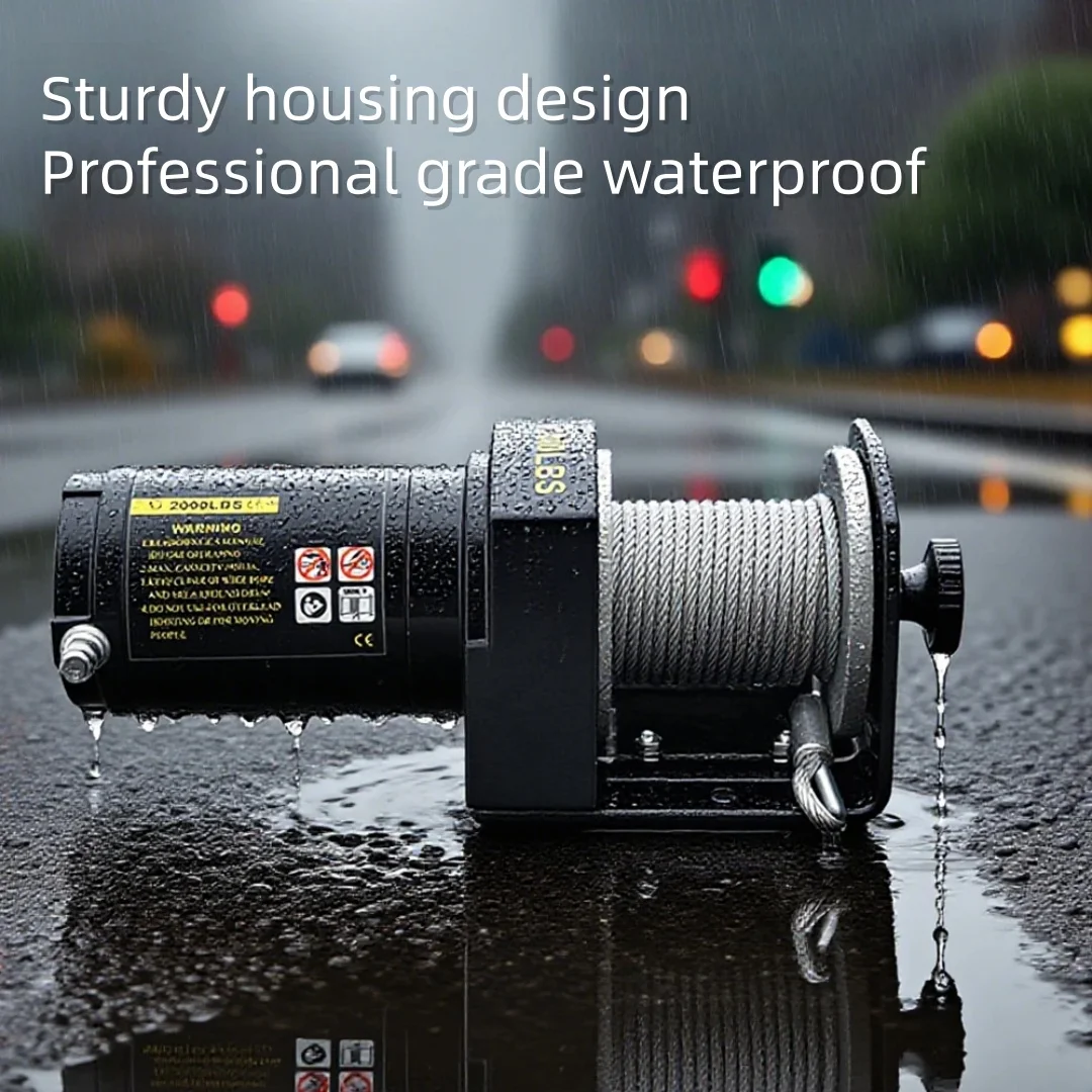 12 V/24 V 2000 lb Beach Buggy Winde DC Winde Drahtseilwinde