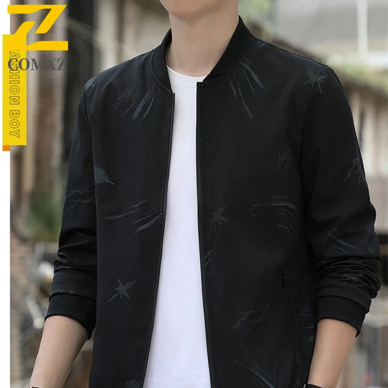 

EiAO Jacket Men's Camo Fall New Windproof Waterproof Stand Collar Oversized Coat for Hiking Camping Fishing Fashion Casual 2025