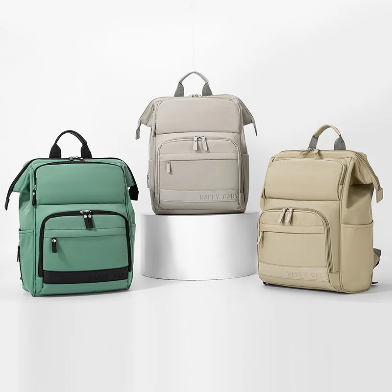 

Baby Travel Backpack Diaper Mummy Bag Large Capacity Nappy Bag Material Handbag For Baby Care Outdoor Waterproof Bag For Mom