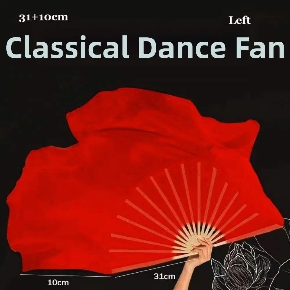 31 سنتيمتر الخيزران الصينية قصيرة الرقص الشرقي مروحة ملونة 10/20 سنتيمتر نصف دائرة الحرير الأطفال الخيزران المشجعين 10 أنماط اليد صبغ الكبار مروحة #5