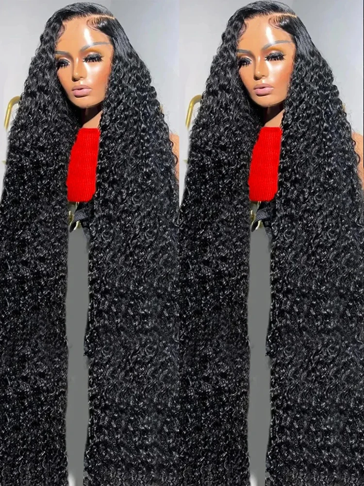 

30 40 Inch 7x5 Water Curly Glueless Wigs Human Hair Brazilian Wear And Go 13x4 Loose Deep Wave Lace Frontal Wigs For Women 250%